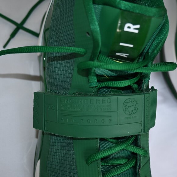 Men's Nike Air Force Max 19 Basketball Shoes, Green, AR4095-300, Size US 18 - Picture 6 of 8